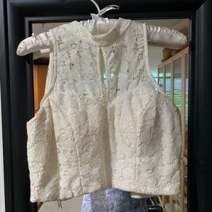Beautiful shimmery crop top